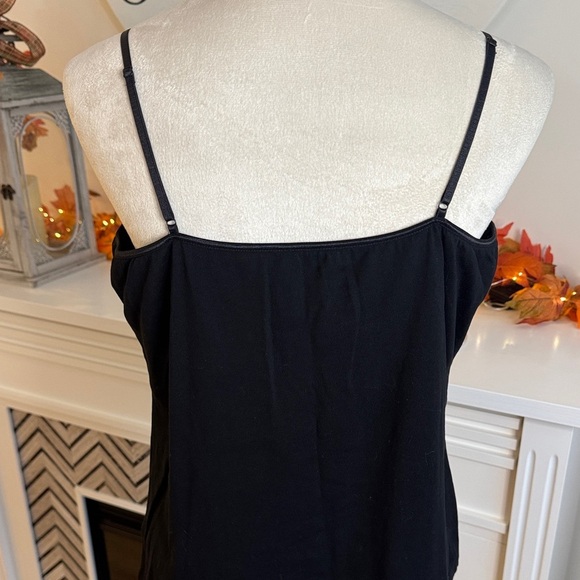 New Directions Classic Black Camisole NWOT - Picture 4 of 4